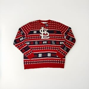 NWT St. Louis Cardinals Ugly Christmas Sweater XL MLB Genuine Merchandise